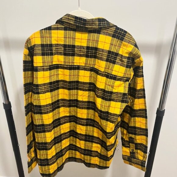 Yellow Plaid Button-Up Jacket - Picture 5 of 5